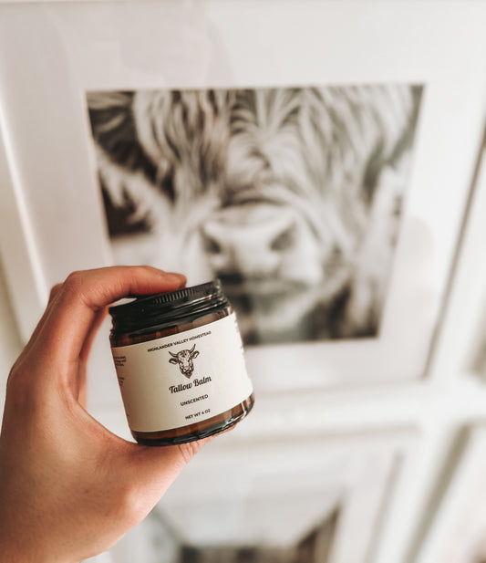 unscented tallow balm 4 oz